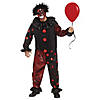 Adult's Chrome Clown Costume - Standard Image 1