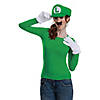 Adults Classic Elevated Super Mario Bros&#8482; Luigi Costume Accessory Kit Image 1