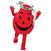 Adults Classic Kool-Aid Man Red Polyester Costume - One Size Image 1