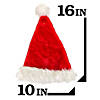 Adults Deluxe Santa Hat Image 1