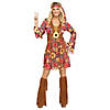 Adults Flower Power Hippie Costume Image 1