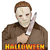 Adults Halloween Michael Myers Mask & Knife Set Image 1
