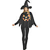 Adults Jack-O-Lantern Pumpking Poncho Image 1