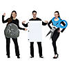 Adults Rock, Paper & Scissors Polyester Group Costume - One Size Image 1