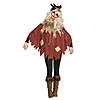 Adults Scary Crow Poncho Image 1