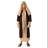 Adults Shepherd Polyester Nativity Costume with Headpiece - One Size Image 1