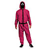 Adults Squid Games Triangle Guard Costume Image 1