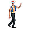 Adult's Super Mario Bros.&#8482; Toad Costume Kit - 42-46 Image 1