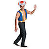 Adults Super Mario Bros.&amp;#8482; Toad Costume Kit - 42-46 Image 1