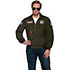 Adults Top Gun Navy Pilot Jacket Costume Accessory Image 1