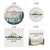 Adventure Awaits Congrats Disposable Tableware Kit for 24 Guests Image 1