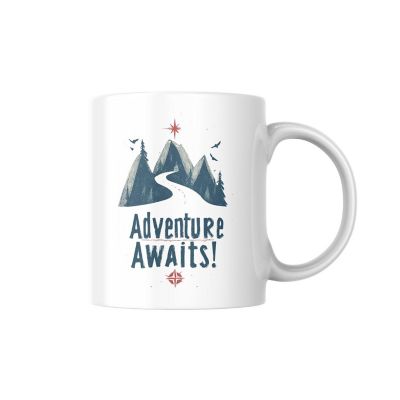 Adventure Awaits Mug by Dancing Littles Jungle Image 1