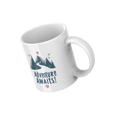 Adventure Awaits Mug by Dancing Littles Jungle Image 1