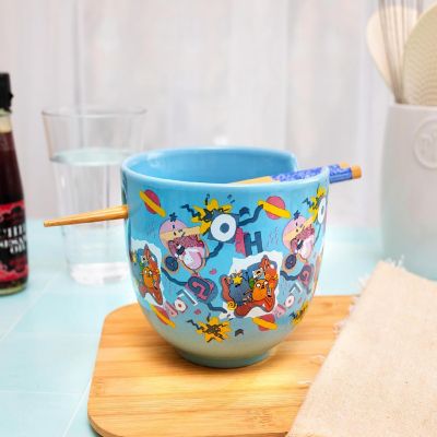 Adventure Time Toss Print 20-Ounce Ramen Bowl and Chopstick Set Image 3