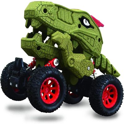 Aeromax Dino-Faur Pull Back Dinosaur Truck  Green Image 1
