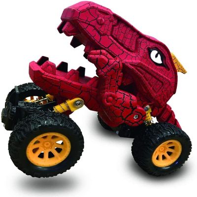 Aeromax Dino-Faur Pull Back Dinosaur Truck  Red Image 2