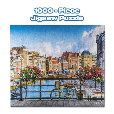 Afternoon in Amsterdam City 1000 Piece Jigsaw Puzzle Image 2