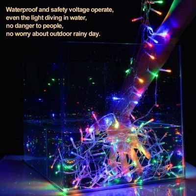 AGPtek 448LED Colorful String Curtain Lights Image 1