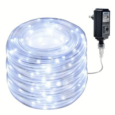 AGPtek 75.5FT White Rope String Fairy Lights Image 1