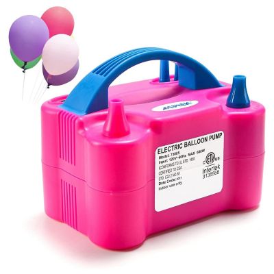 AGPtEK Electric Air Balloon Pump Pink Image 1