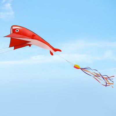AGPtek Huge 3D Flying Red Dolphin Kite Image 2