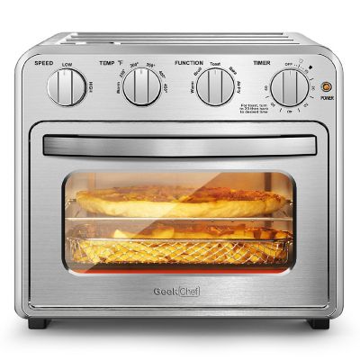 Air Fryer Toaster Oven Combo, 4 Slice Toaster Convection Air Fryer Oven Warm, Broil Image 2