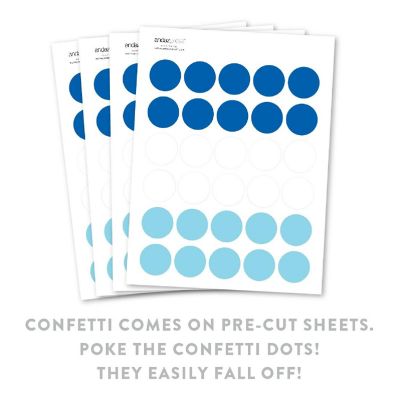 Airplane Birthday Blue Confetti, 180-Pack Image 1