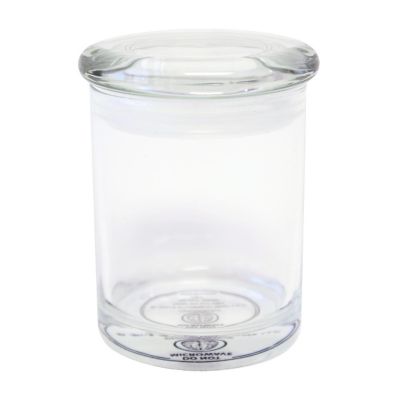Airtight Clear Glass Jar 3oz Storage Container with Lid Image 1