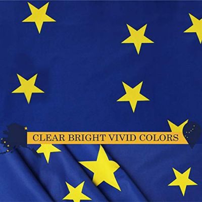 Alaska State Flag 150D Printed Polyester 3x5 Ft Image 3