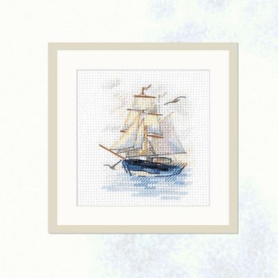 Alisa - Sailing Ship 0-222 Counted Cross-Stitch Kit Image 1