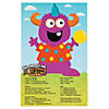 All About Me Monster Glyph Sticker Scenes - 12 Pc. Image 1