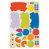 All About Me Monster Glyph Sticker Scenes - 12 Pc. Image 2