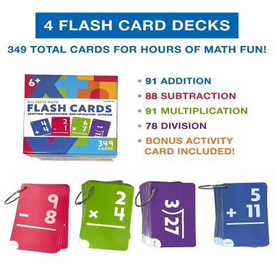 All Facts Math Flash Cards Image 2