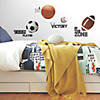 All Star Sports Saying Peel & Stick Wall Decals Image 1