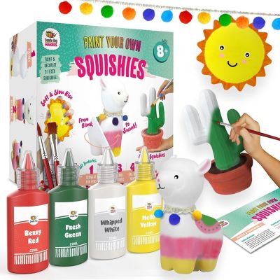 Alpaca, Sun and Cactus Squishies Paint Kit Image 1
