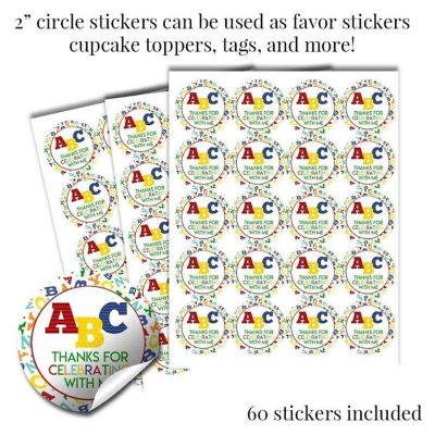 Alphabet ABC Sticker Bundle 429pc. by AmandaCreation Image 3