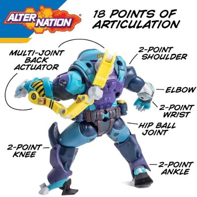 Alter Nation 6.5 Inch Phase 1 Action Figure  Sabotage Image 1