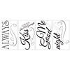 Always Kiss Me Goodnight Peel & Stick Wall Decals Image 1