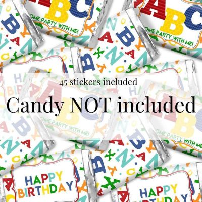 AmanadaCreation ABC Mini Candybar Wrappers 45pcs. Image 3