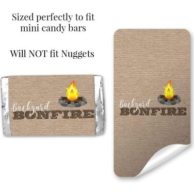 AmanadaCreation Backyard Bonfire Mini Candybar Wrappers 45pcs. Image 2