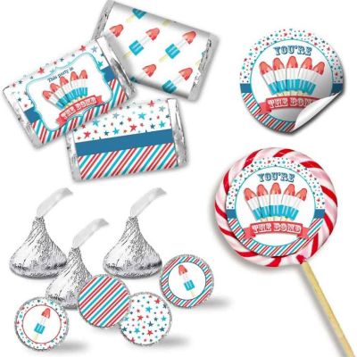 AmandaCreation 4th of July Popsicle Sticker Bundle 429pc. Image 1