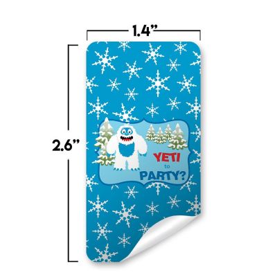 AmandaCreation Abominable Snowman Mini Candybar Wrappers 45pc. Image 2