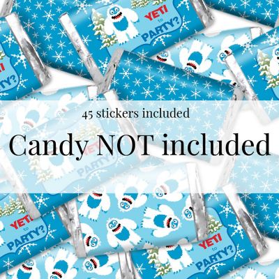 AmandaCreation Abominable Snowman Mini Candybar Wrappers 45pc. Image 3
