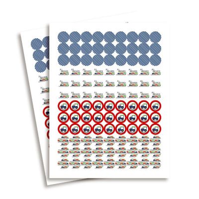 AmandaCreation All Aboard Kiss Stickers 324pc. Image 2