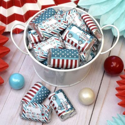 AmandaCreation All American Mini Candybar Wrappers 45pcs Image 1