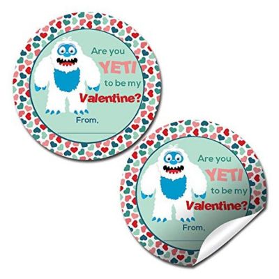 AmandaCreation Are You Yeti Envelope Seals 40pc. Image 1