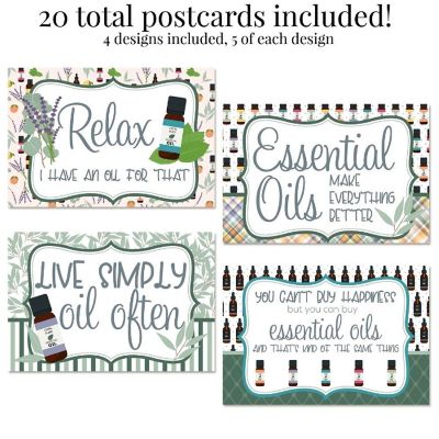 AmandaCreation Aromatherapy Postcards 20pc. Image 2