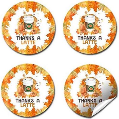 AmandaCreation Autumn Pumpkin Spice Envelope Seals 40pc. Image 3
