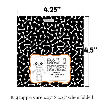 AmandaCreation Bag O' Bones Bag Toppers 40pc. Image 2