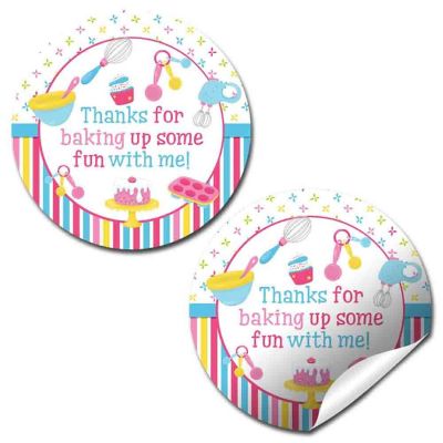 AmandaCreation Bake Up Some Fun Envelope Seals 40pc. Image 1